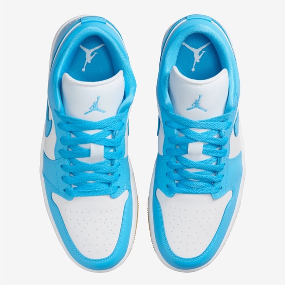 Jordan Retro 1 White/Dark Powder Blue/Brown Women’s size 9 NEW!!! - Picture 4 of 8